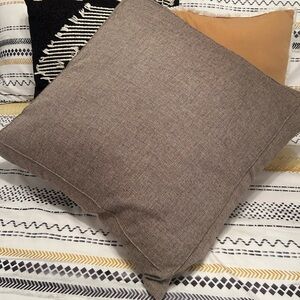 Brown and Tan Throw Pillow
